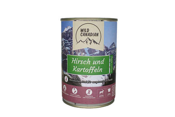 Wild Canadian Hirsch & Kartoffel