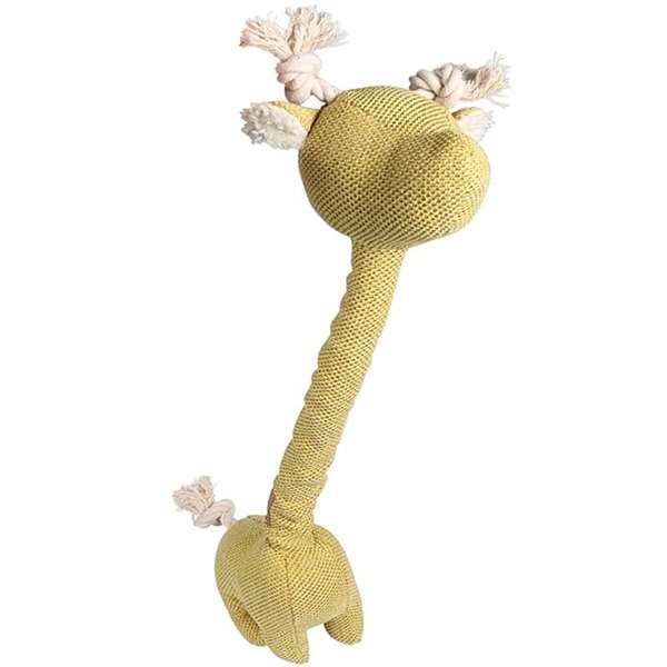 D&D Home Giraffe George Chenille gelb